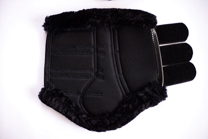 Black Ocala Mesh Boots: Set of Four