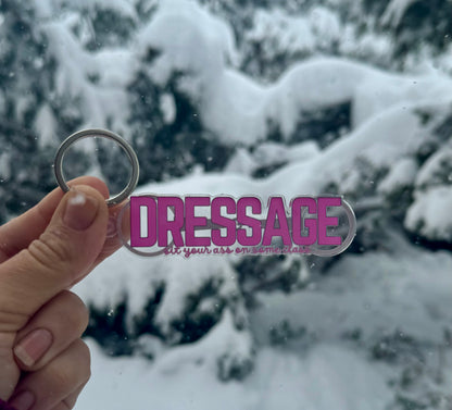 Dressage Keychain