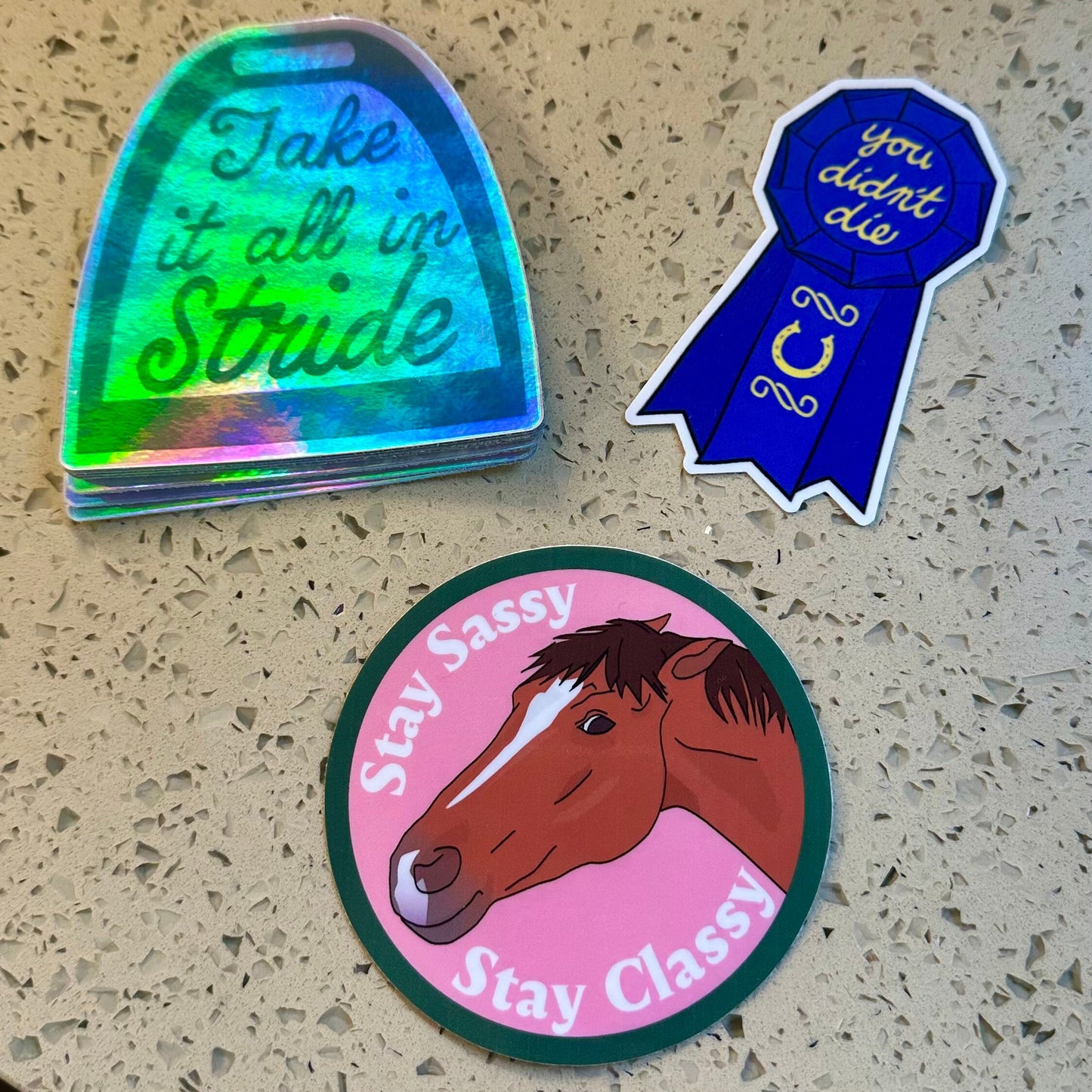 equestrian dressage eventer horse girl stickers